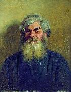 Ilya Yefimovich Repin A peasant with an evil eye oil on canvas